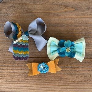 Lot of 3 m2m Well Dressed Wolf and Omi Jo bows